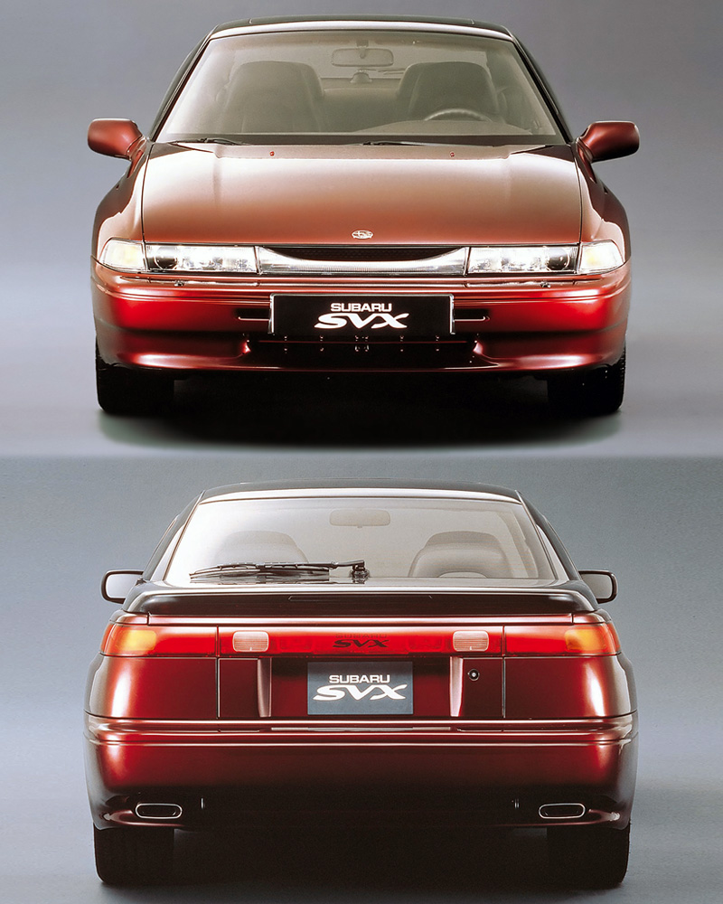 1992 Subaru SVX; top car design rating and specifications