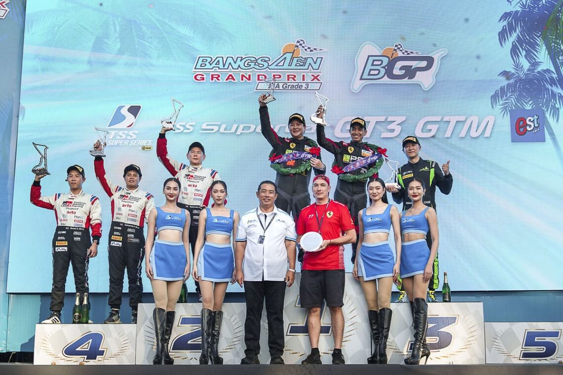 TOYOTA GAZOO Racing Thailand” ฟอร์มเดือดไม่แผ่ว ขึ้นโพเดียมศึก Thailand Super Series 2025 อีเว้นท์ 2 ที่บางแสน