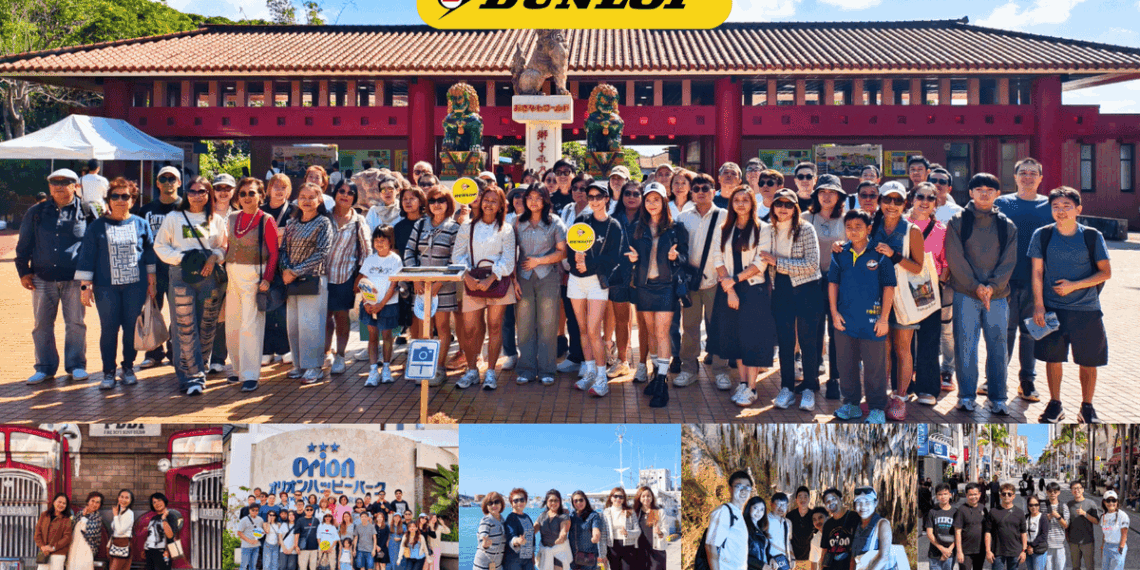 DUNLOP จัดทริป พาร้านค้าตัวแทนจำหน่ายสัมผัสมนต์เสน่ห์แห่งเกาะ OKINAWA